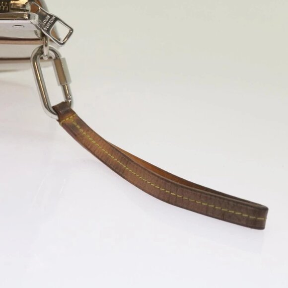 LOUIS VUITTON Monogram Mirror Trunk Pochette ClutchBag Silver M80807 Auth 67401 - Picture 9 of 16